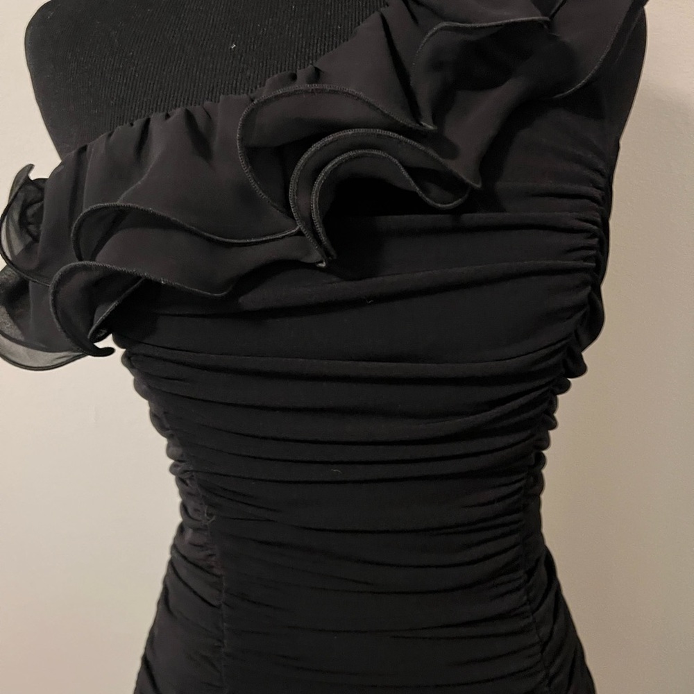 I.N. San Francisco Black One-Shoulder Bodycon Dress